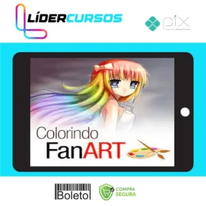 Desenho18 Curso de Pintura: Colorindo Fanart - Mayara Rodrigues