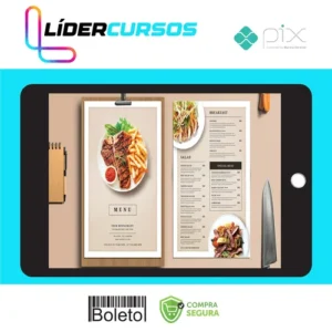 Menu de Comida 4K: Exibição do Restaurante - Envato Elements