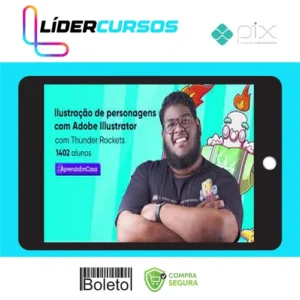 Crehana: Ilustração de Personagens com Illustrator - Thunder Rockets