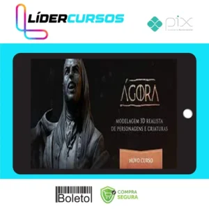 Modelagem05 Ágora Modelagem 3D Realista - Iconic Academy