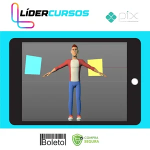 Modelagem27 Curso de Cinema 4D (Criando Personagem) - Héber Simeone