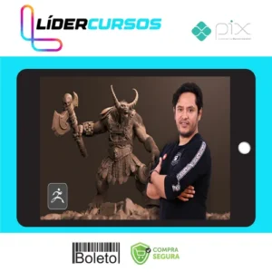 DOMESTIKA: Escultura Digital de Criaturas Fantásticas com o ZBrush - Luis Alberto Gayoso Berrospi [ESPANHOL]