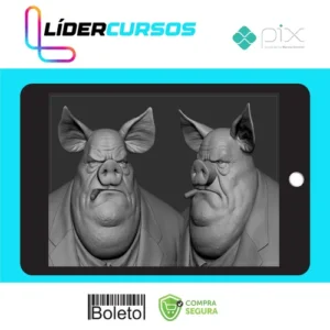 Modelagem54 LookDev de Personagem 3D - Yan Blanco