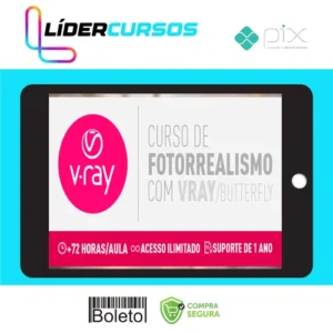 Curso Fotorrealismo com Vray Butterfly - Thi Lima