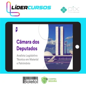 Pacotaço Câmara dos Deputados (Analista Legislativo: Técnico em Material e Patrimônio) 2023 Pré-Edital - Estratégia Concursos