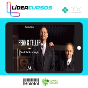 MasterClass: Teach the Art of Magic - Penn & Teller [INGLÊS]