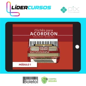 Curso de Acordeon Intermediário: Vol. 2 - Paulinho Marques