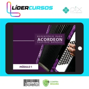 Curso de Acordeon Intermediário: Vol. 3 - Paulinho Marques
