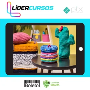 Eduk: Crochê Moderno Fio de Malha para Decoração - Nat Petry