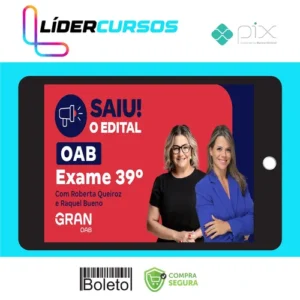 1ª Fase OAB XXXIX 39º Exame: Preparação Total - Gran Cursos Online